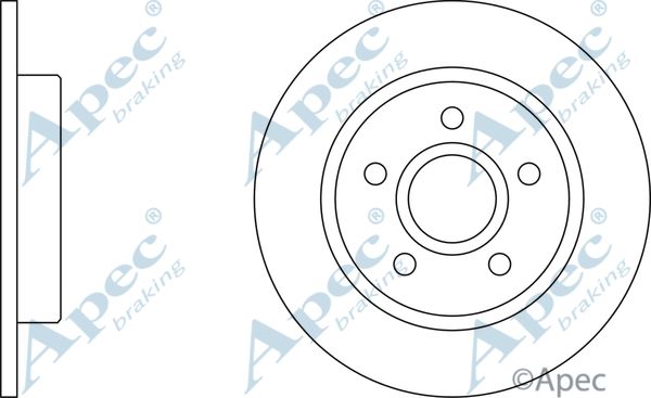 APEC BRAKING Bremžu diski DSK2926